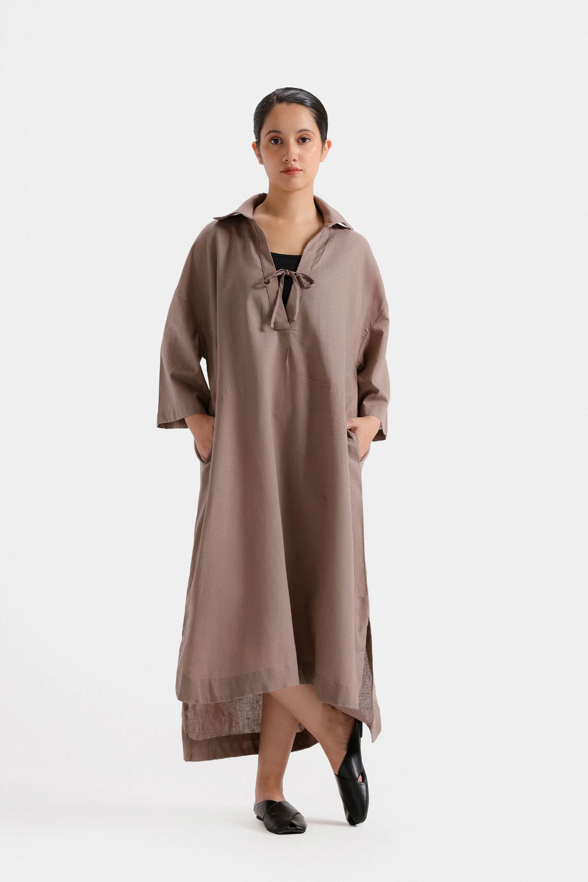 Basic Linen Shirt Dress 18 Basic Linen Shirt Dress