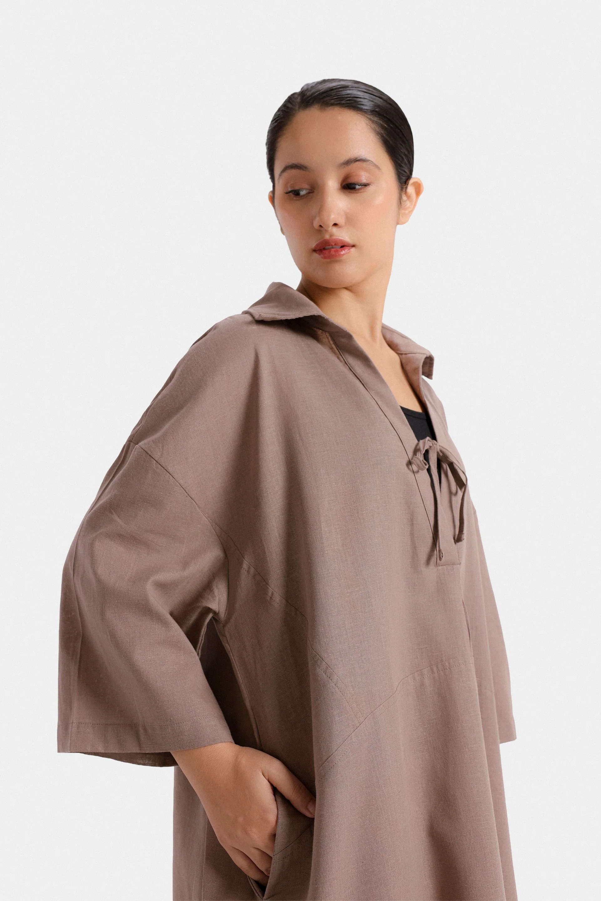 Basic Linen Shirt Dress 19 Basic Linen Shirt Dress