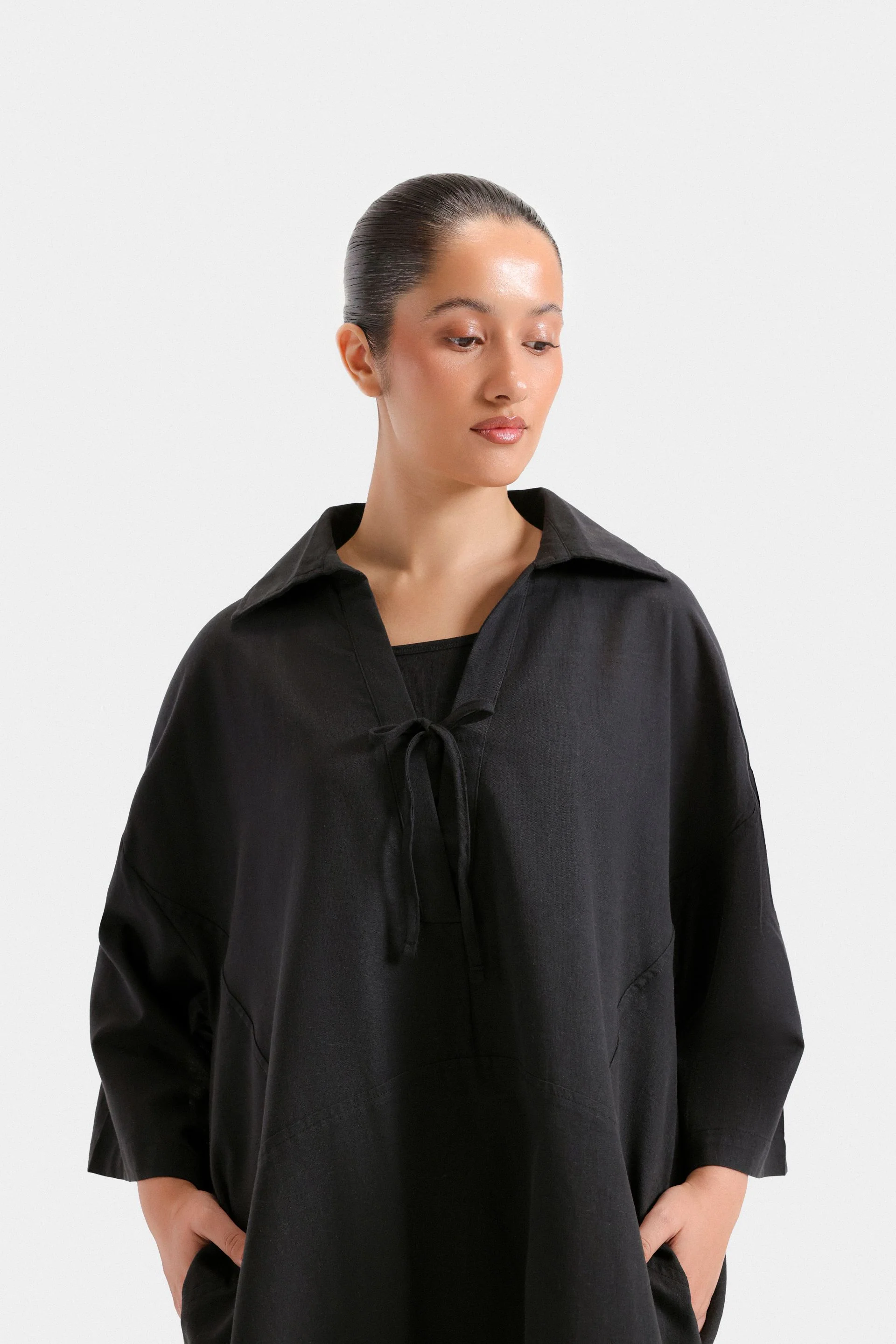 Basic Linen Shirt Dress 26 Basic Linen Shirt Dress