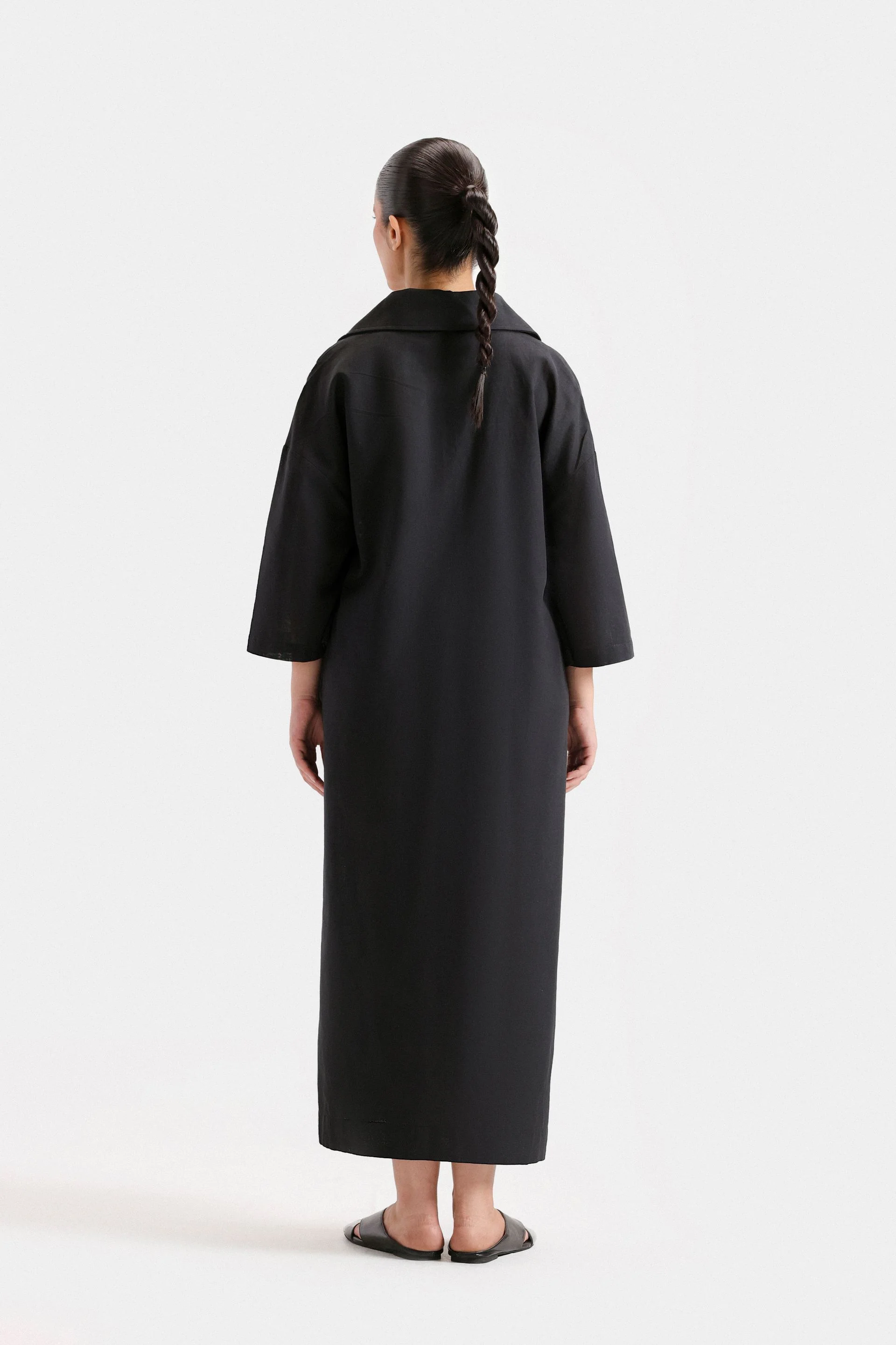 Basic Linen Shirt Dress 29 Basic Linen Shirt Dress