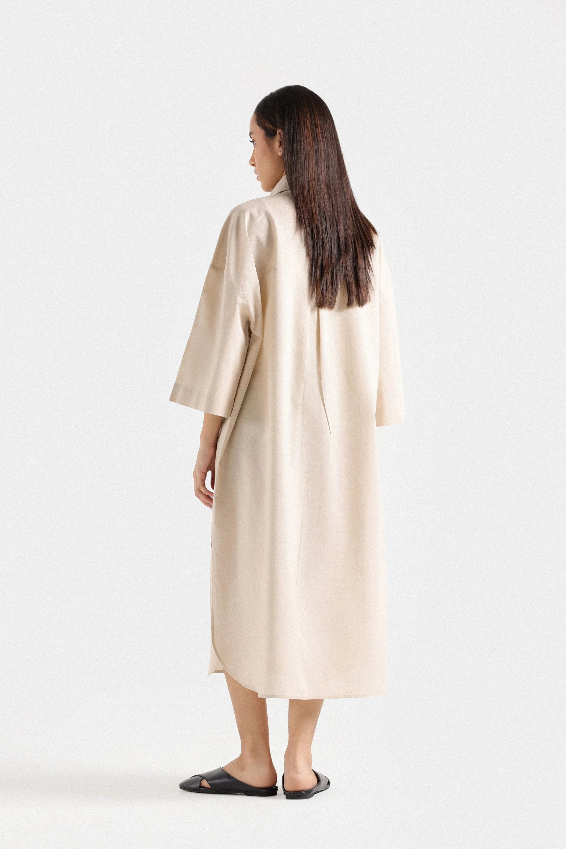 Basic Linen Shirt Dress 4 Basic Linen Shirt Dress