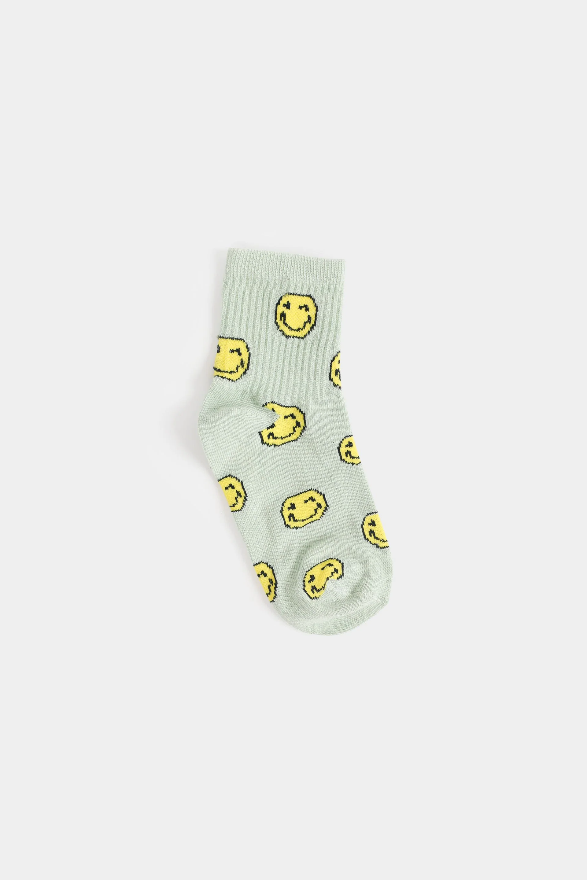 Pair of 3-Printed Short Crew Socks