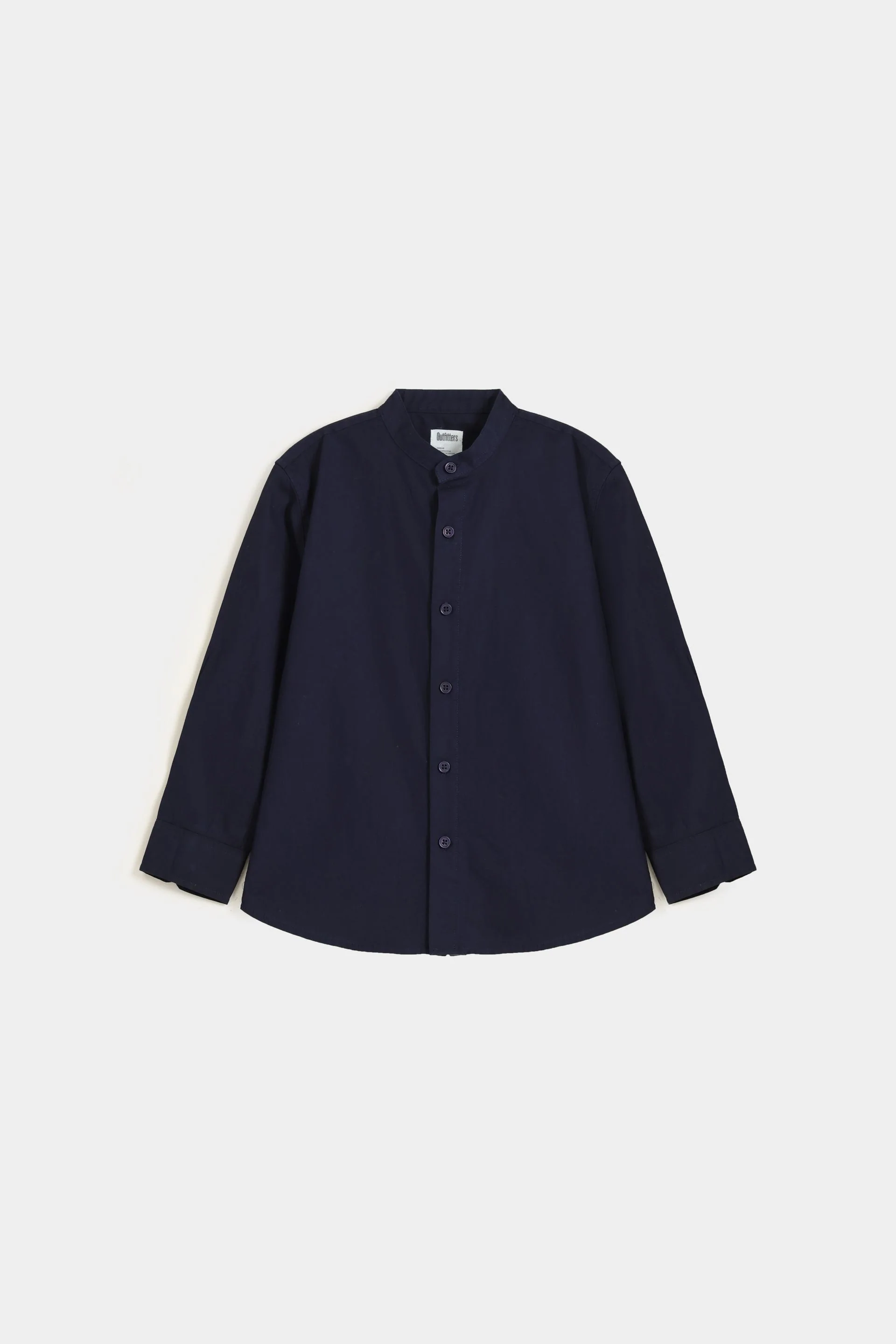 Basic Mandarin Collar Shirt