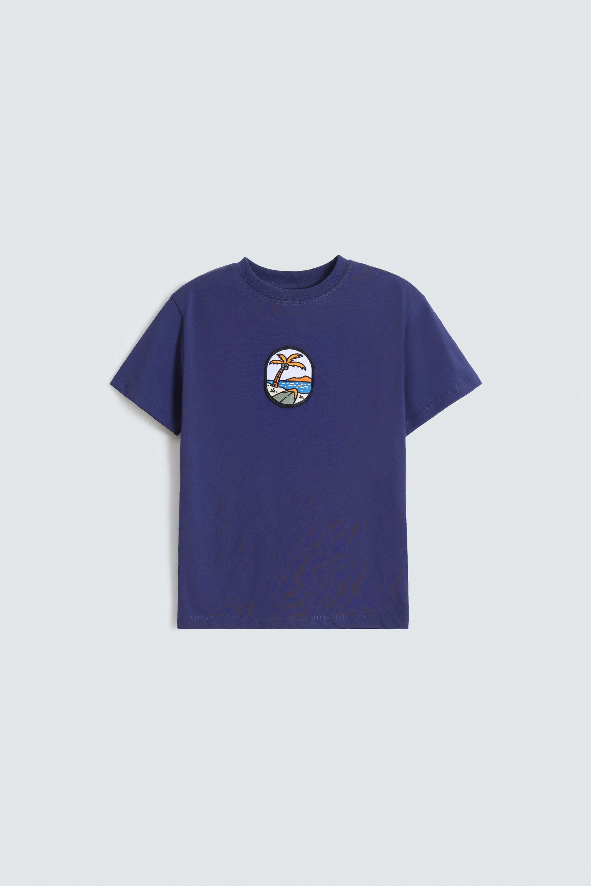 Embroidered Patch T-Shirt