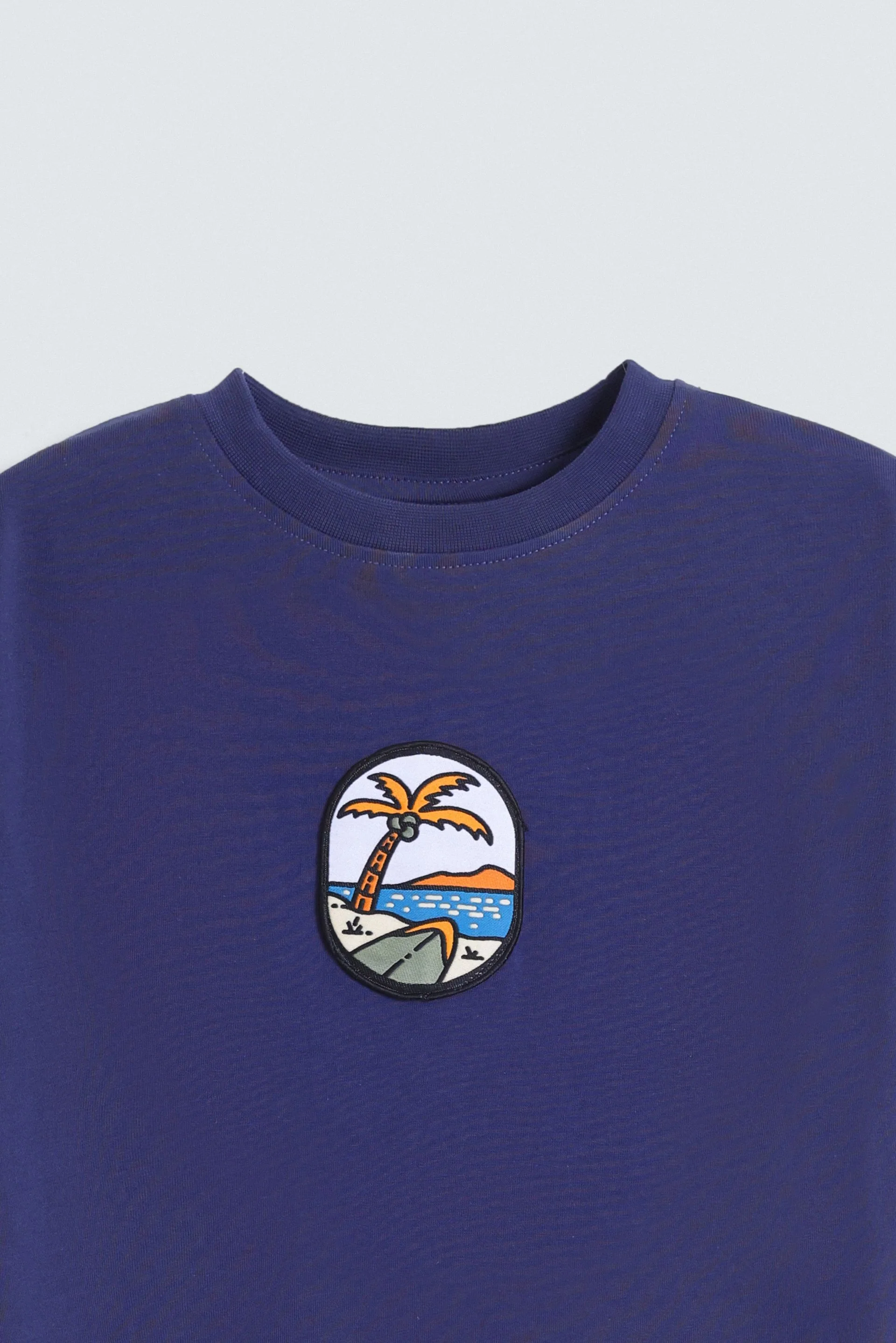 Embroidered Patch T-Shirt