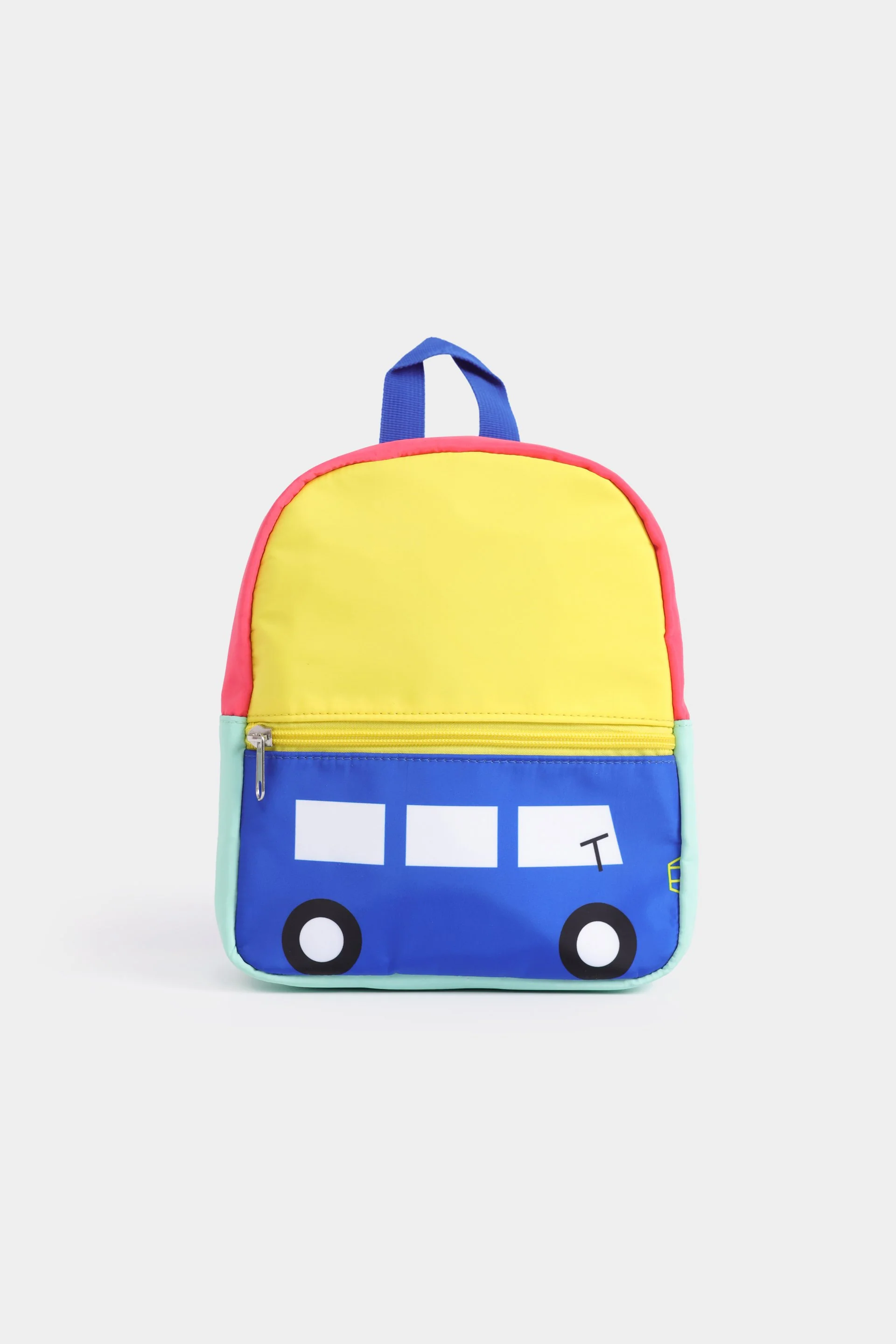 Color-Block School Backpack