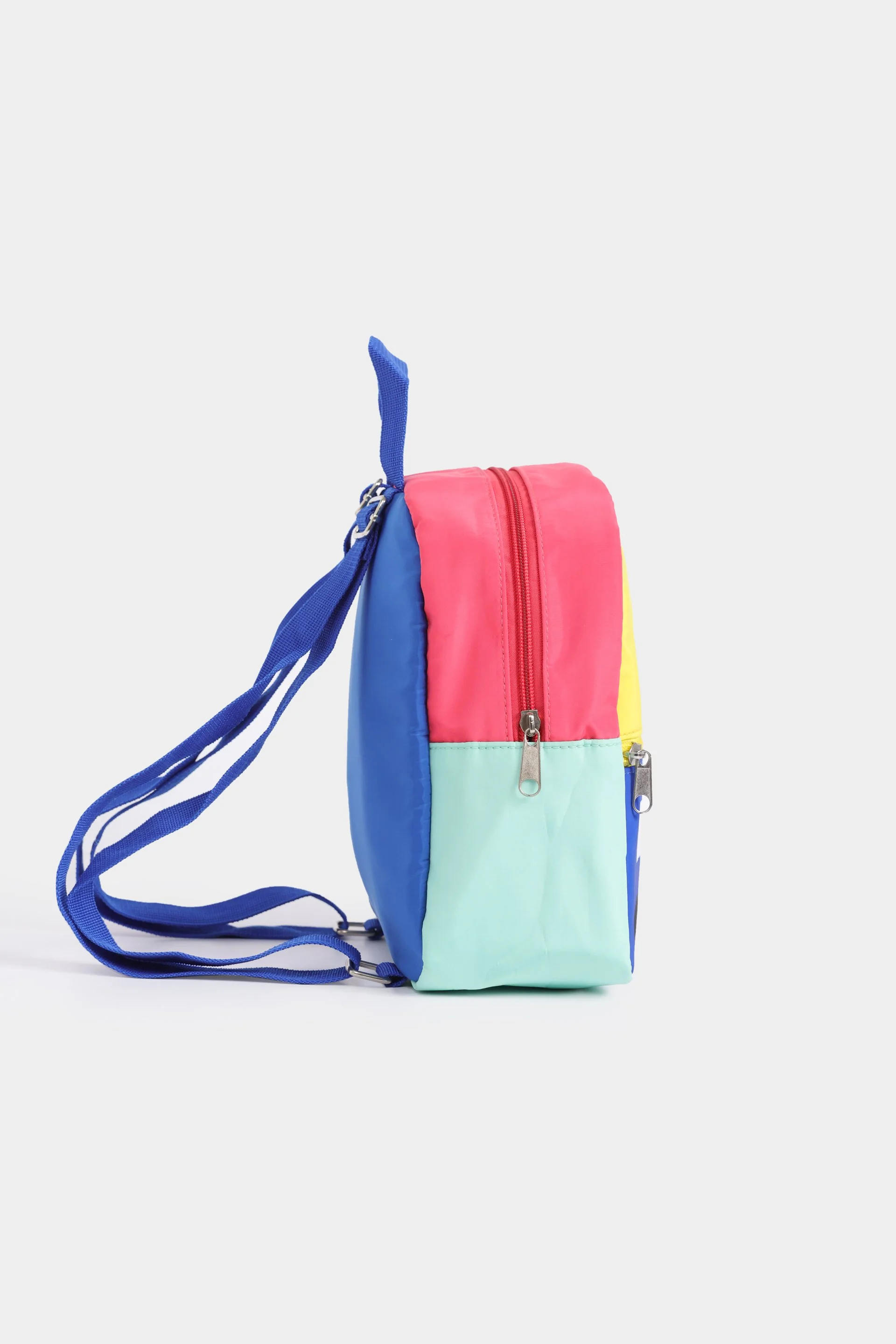 Color-Block School Backpack