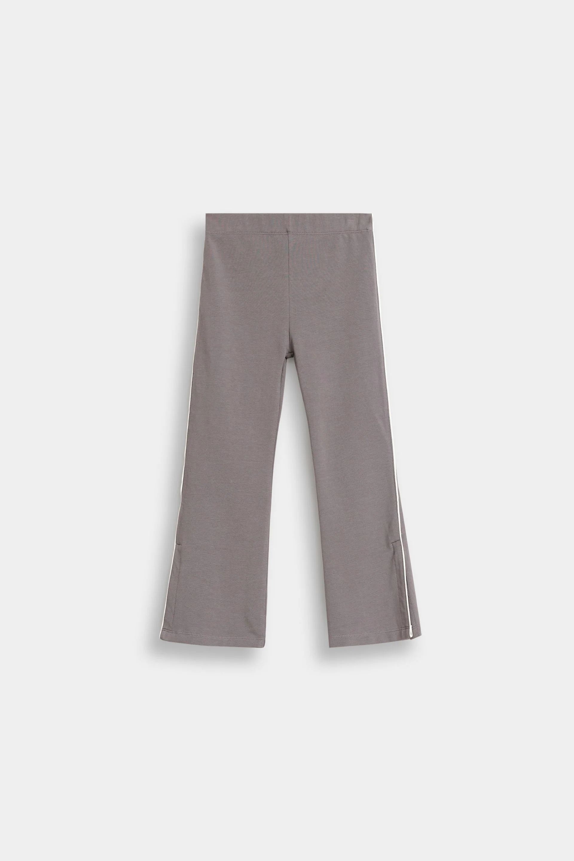 Flared Trousers with Piping Details