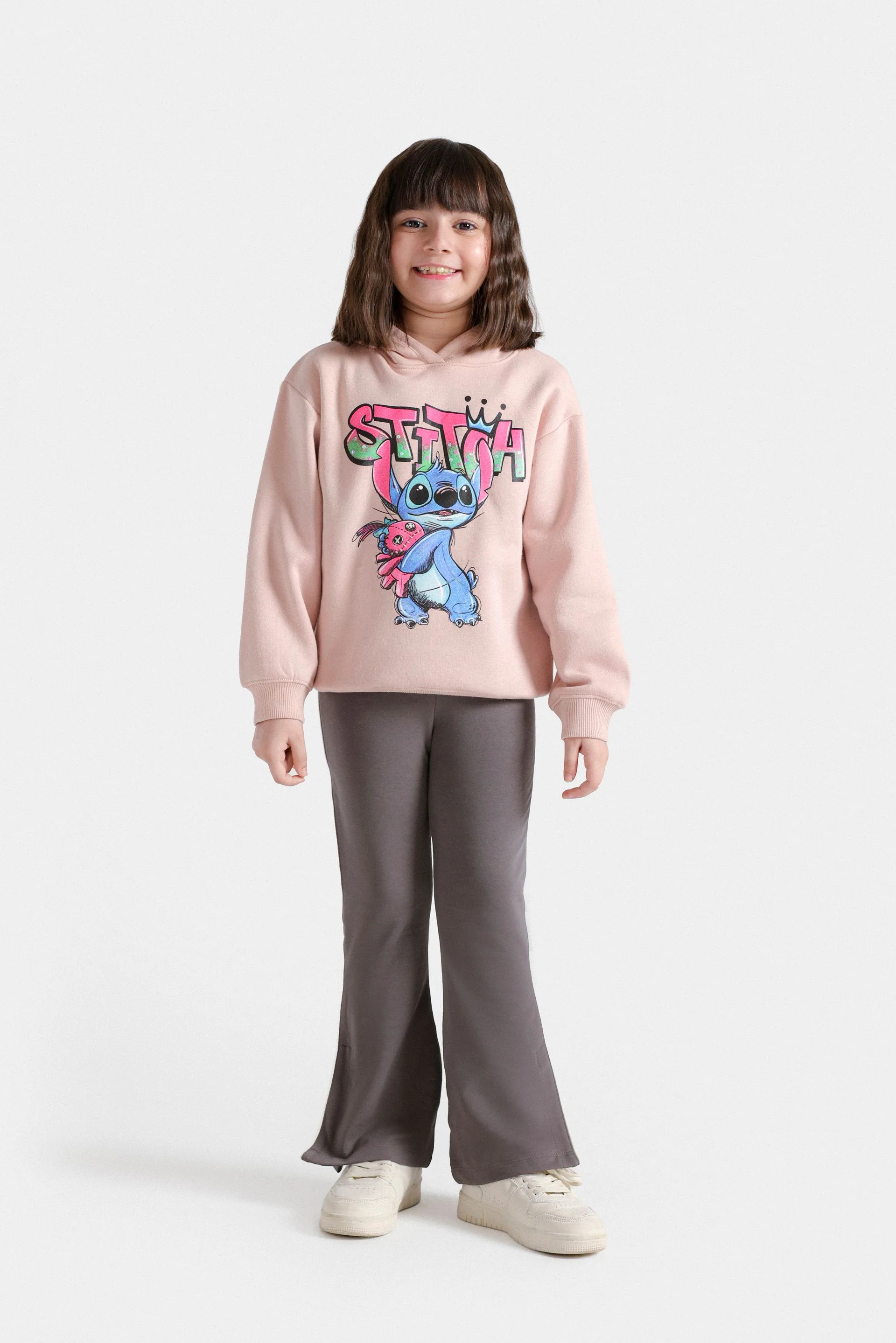 Flared Trousers with Piping Details