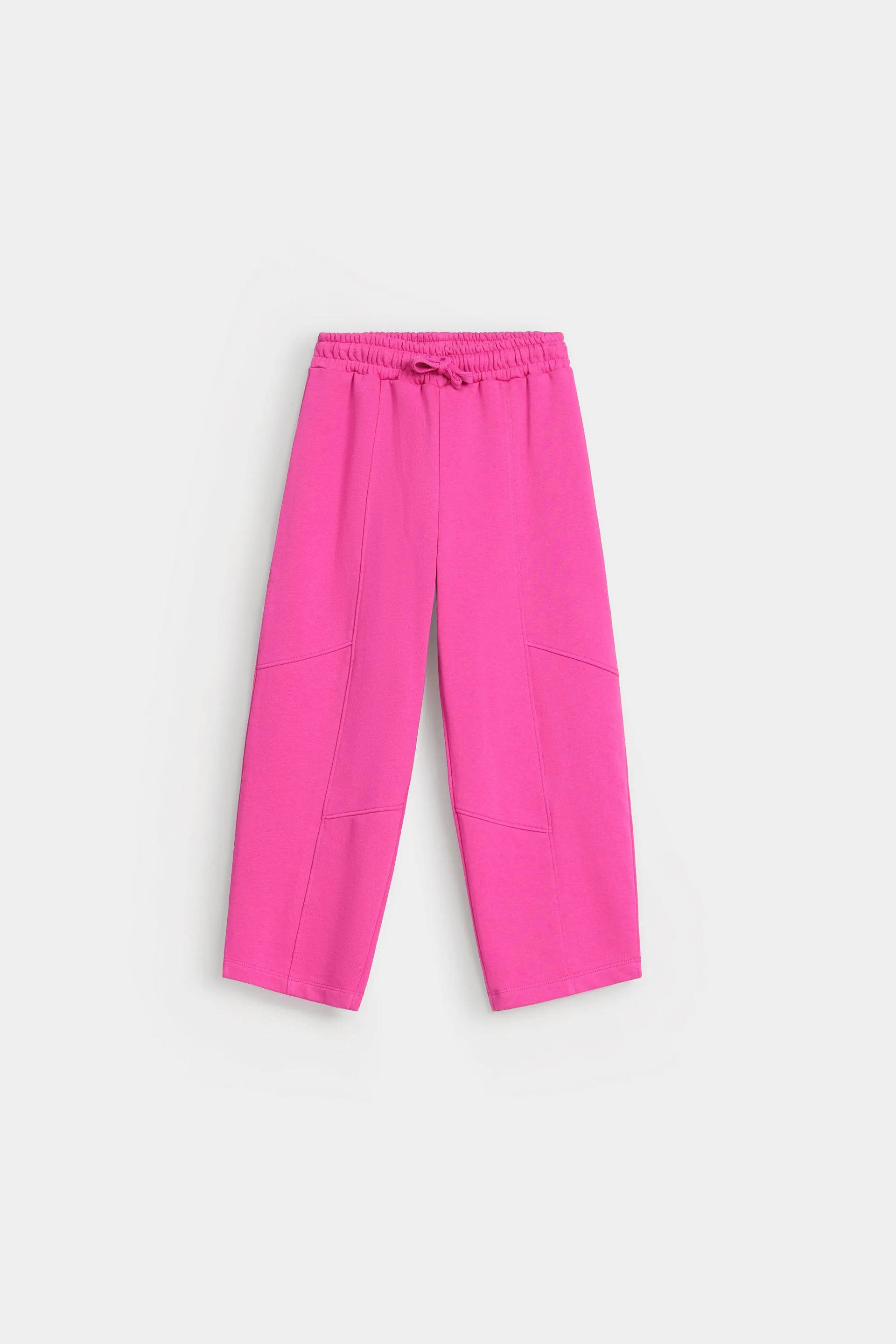 Balloon Trousers With Cut & Sew Details
